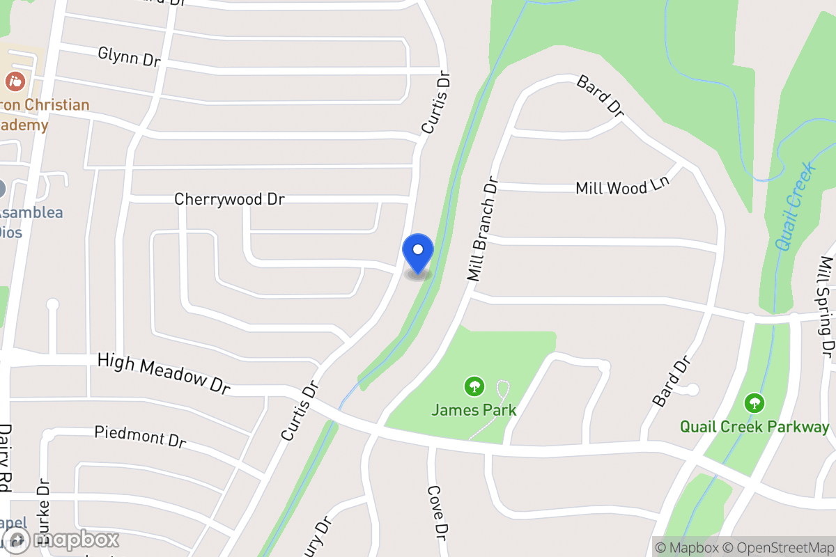 Map of 1022 Curtis Dr