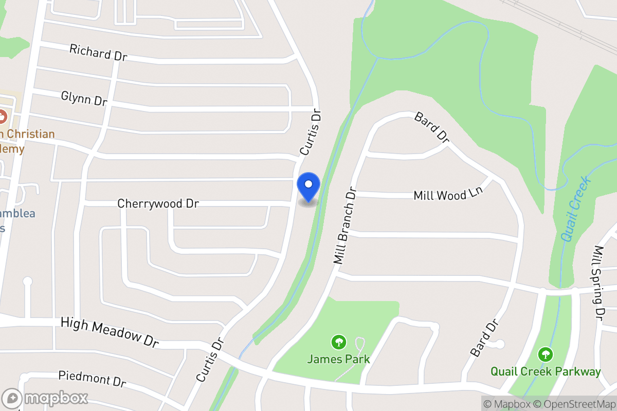 Map of 918 Curtis Dr