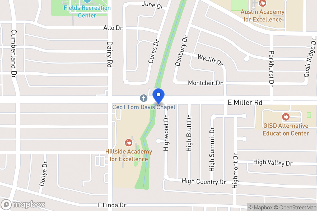 Map of 2001 Highwood Dr