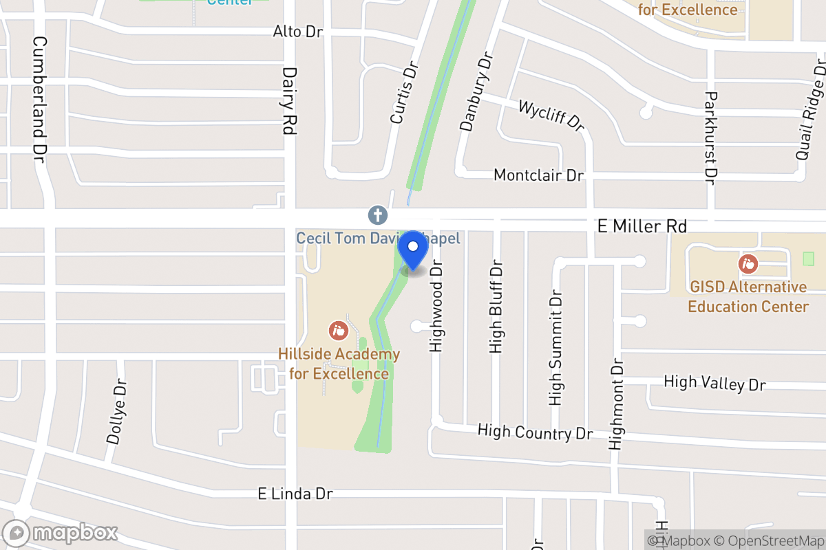 Map of 2013 Highwood Dr