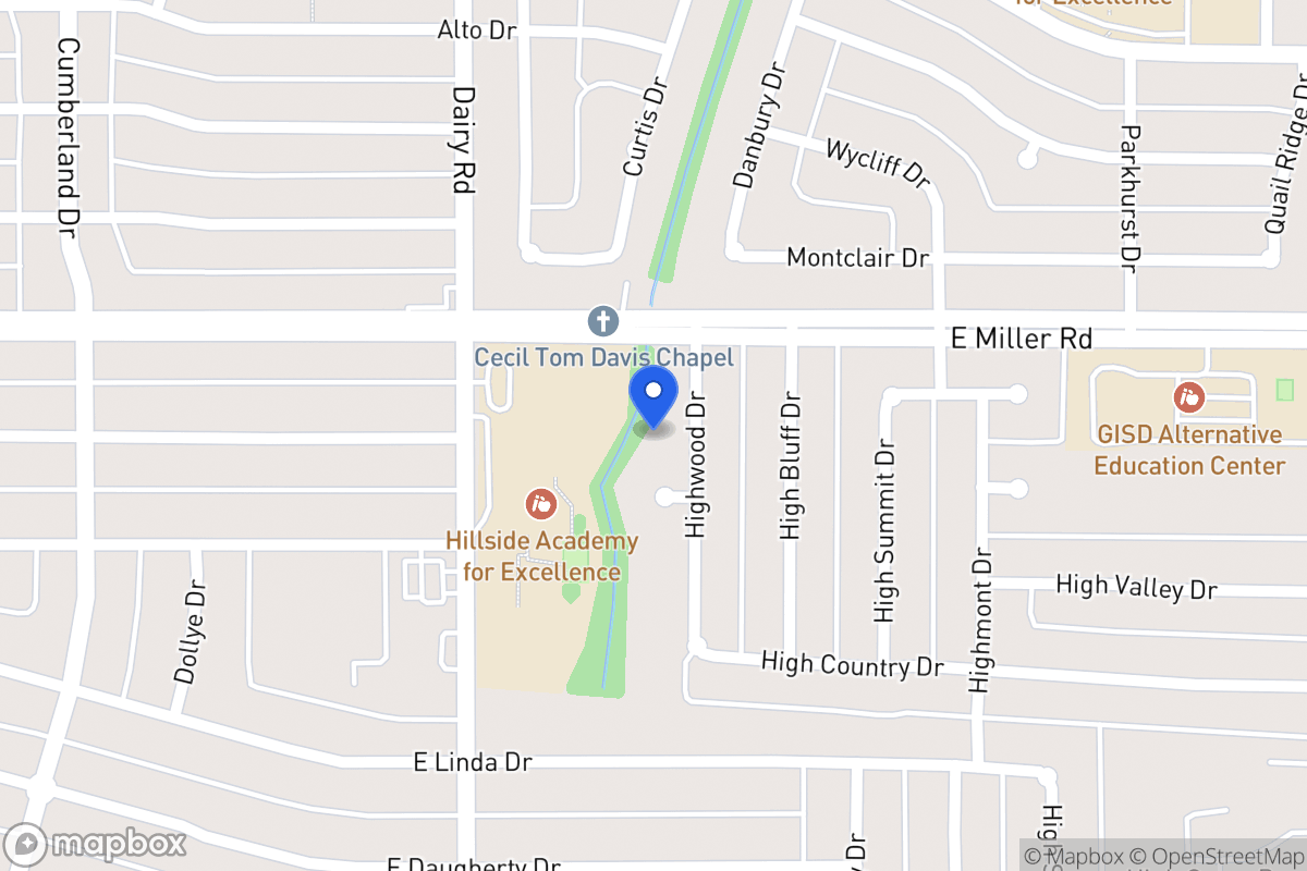 Map of 2017 Highwood Dr