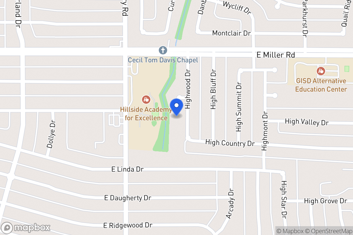 Map of 2113 Highwood Dr