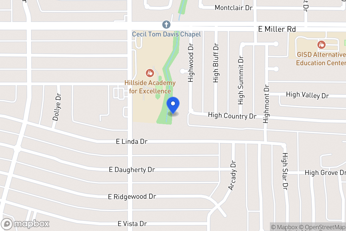 Map of 2129 Highwood Dr