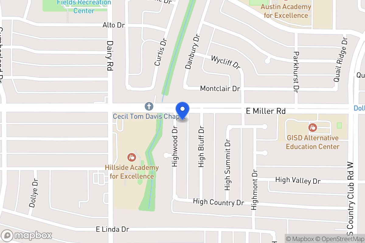 Map of 2006 Highwood Dr