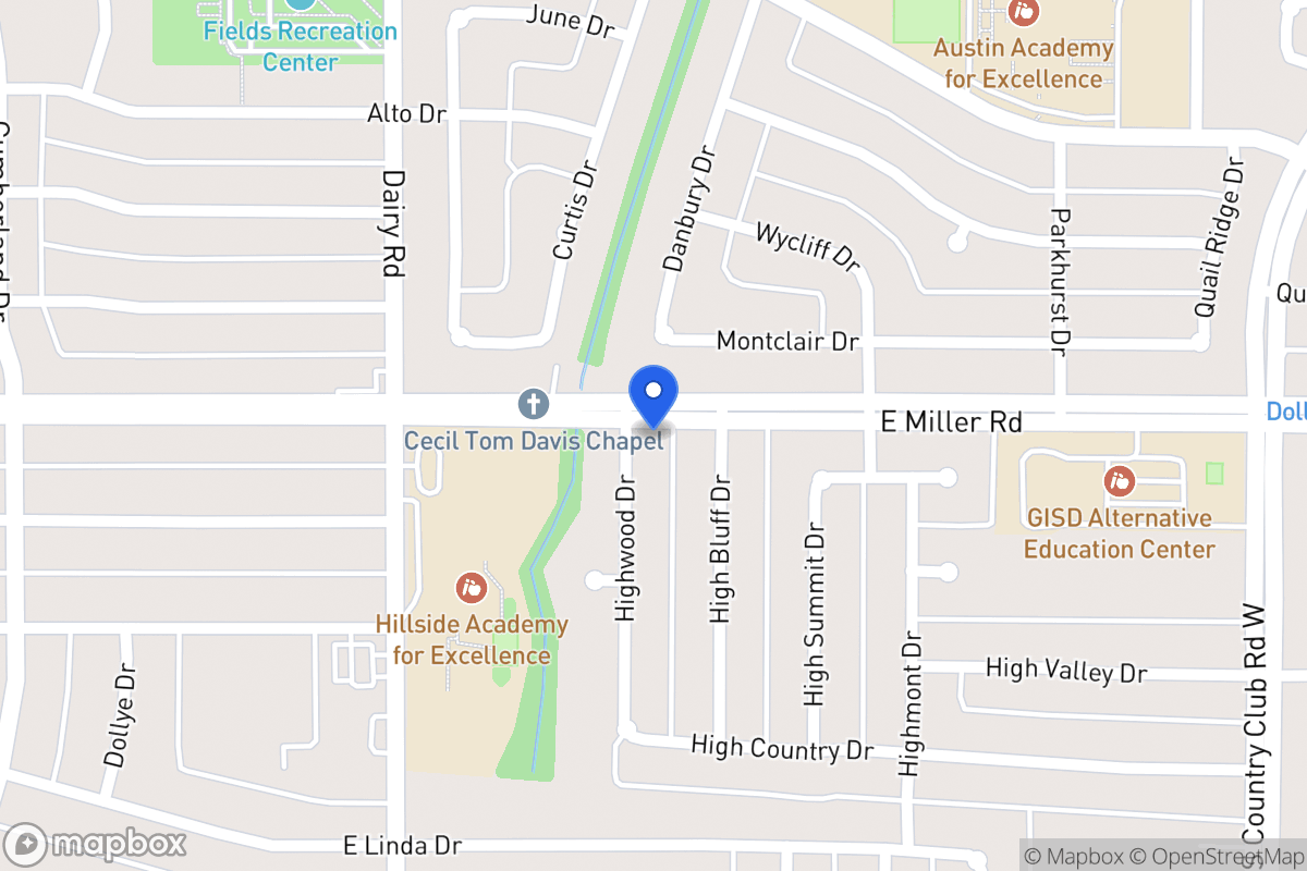 Map of 2002 Highwood Dr