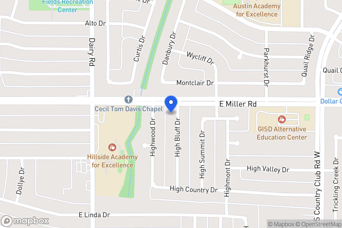 Map of 2005 High Bluff Dr
