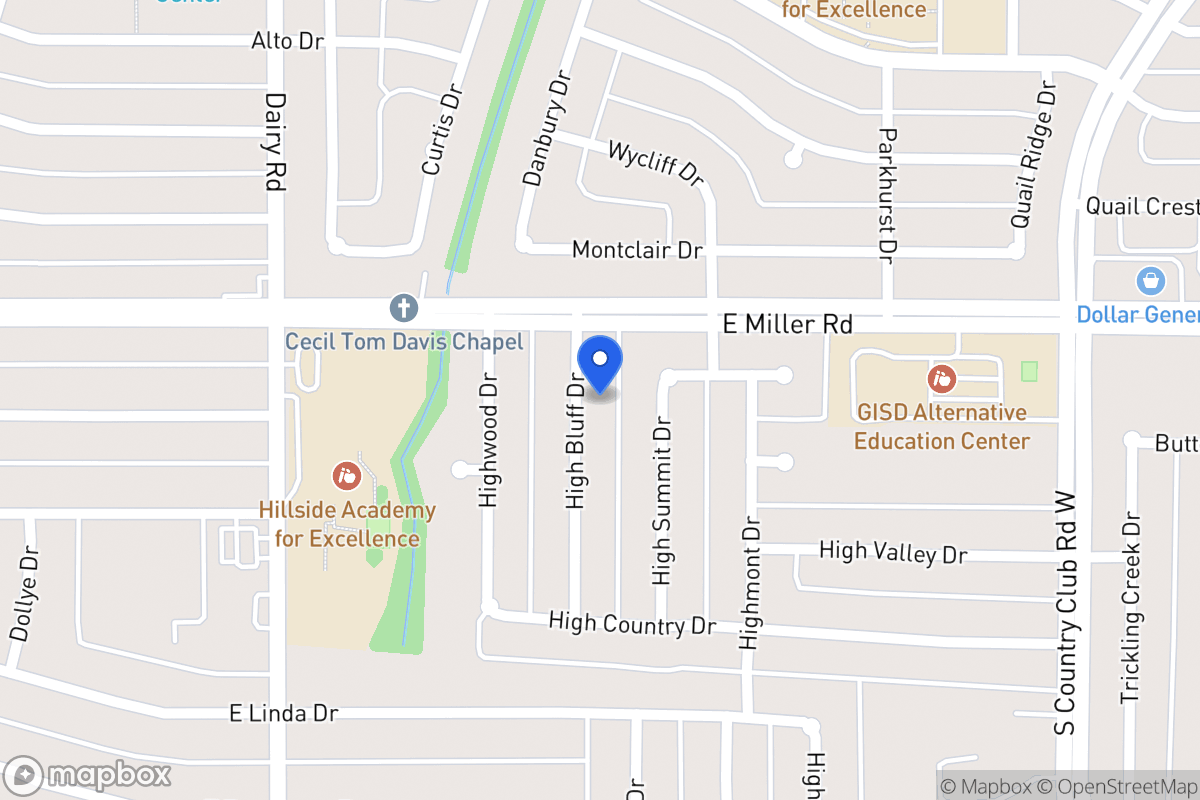 Map of 2014 High Bluff Dr