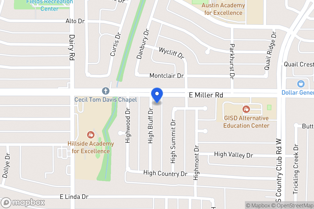 Map of 2006 High Bluff Dr