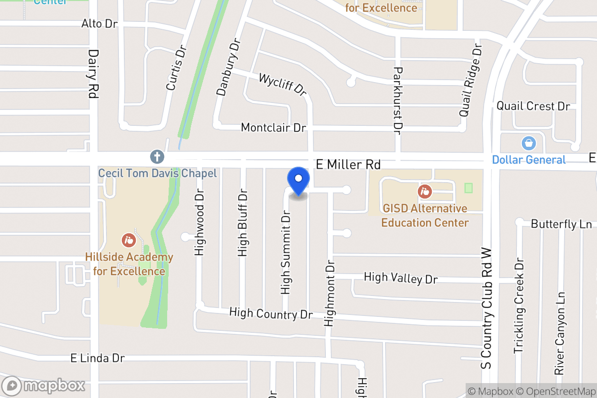 Map of 2002 High Summit Dr