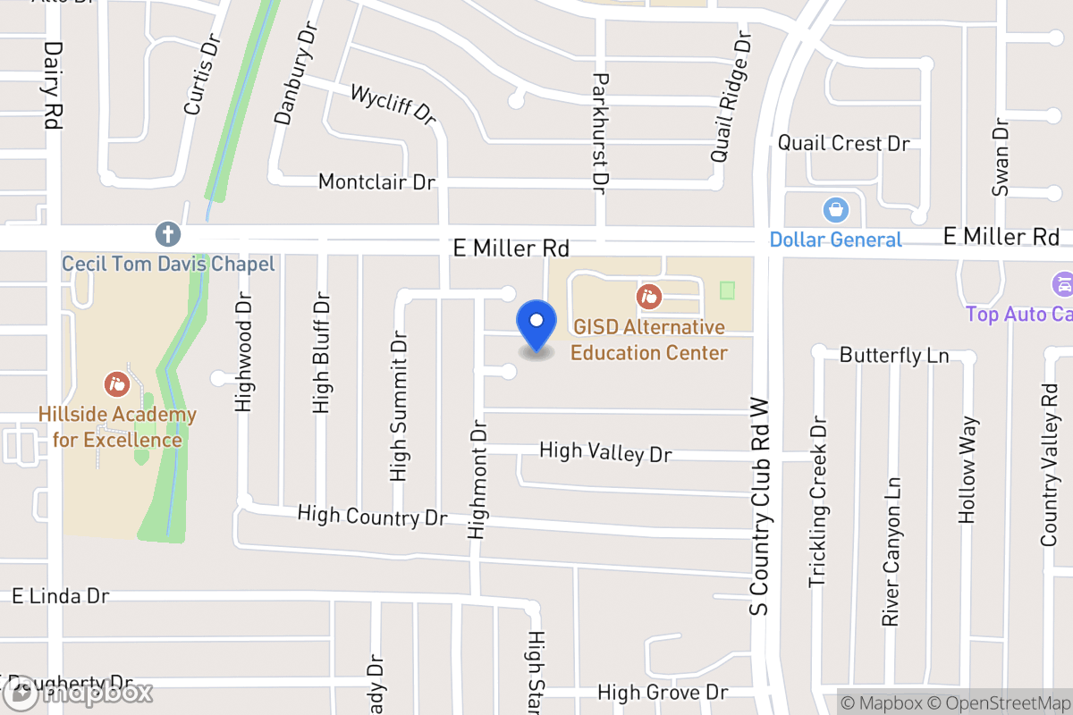 Map of 1113 Highmont Pl