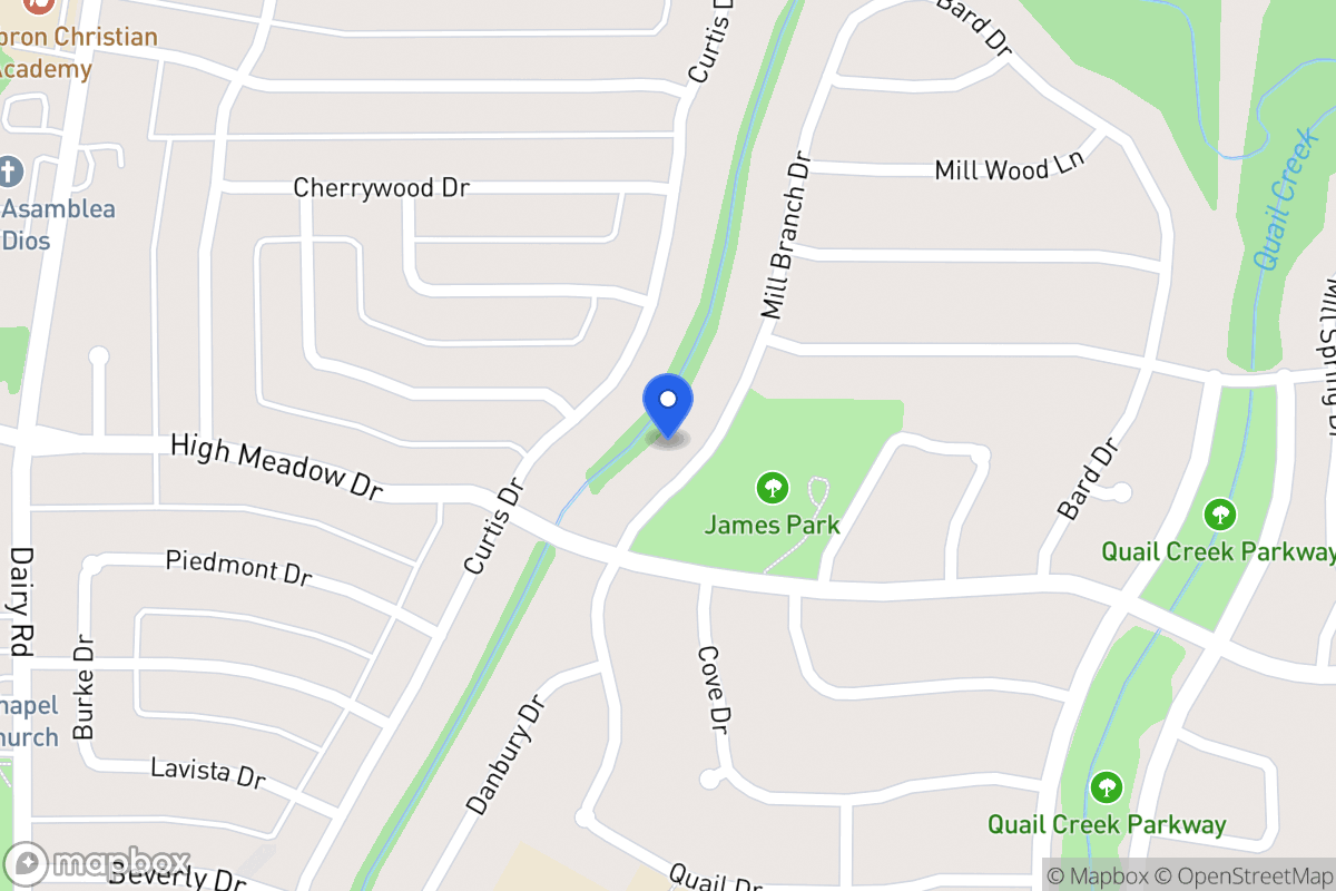 Map of 1125 Mill Branch Dr