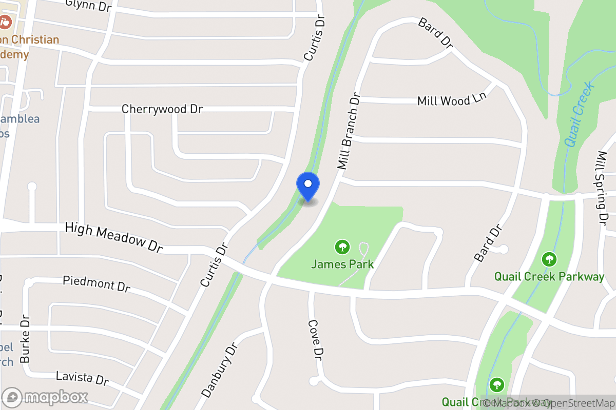 Map of 1113 Mill Branch Dr
