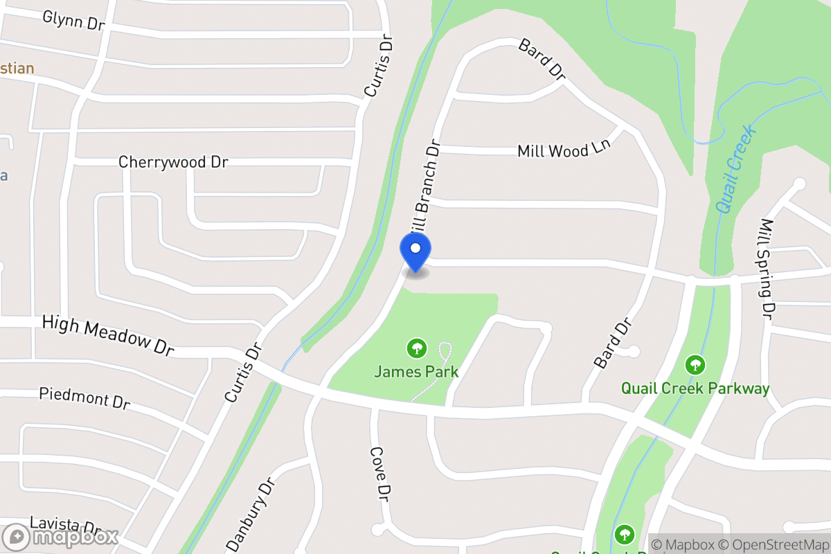 Map of 1302 Mill Crossing