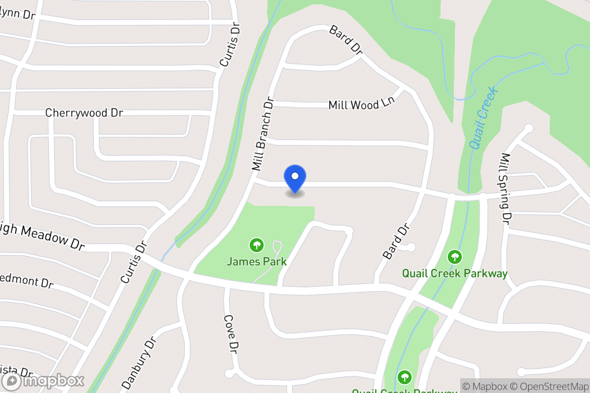 Map of 1318 Mill Crossing
