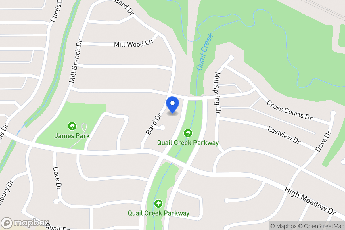 Map of 1110 Bard Dr