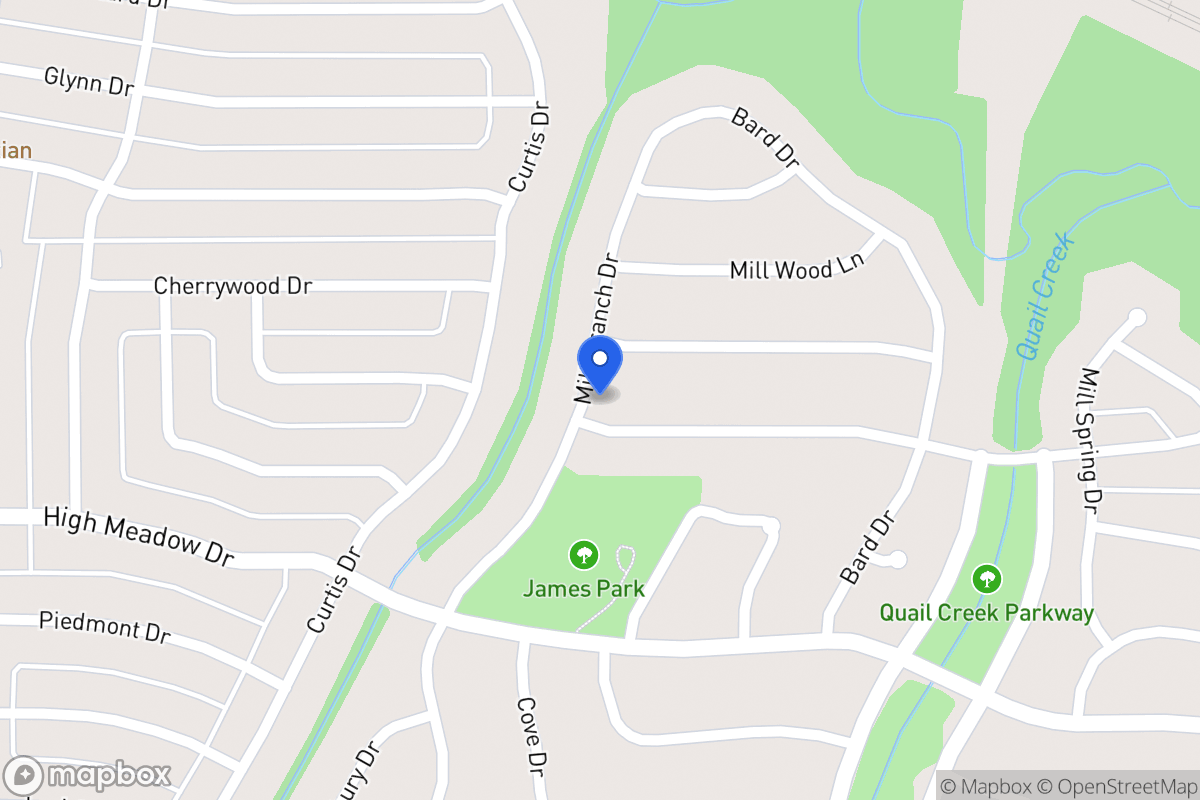 Map of 1301 Mill Crossing
