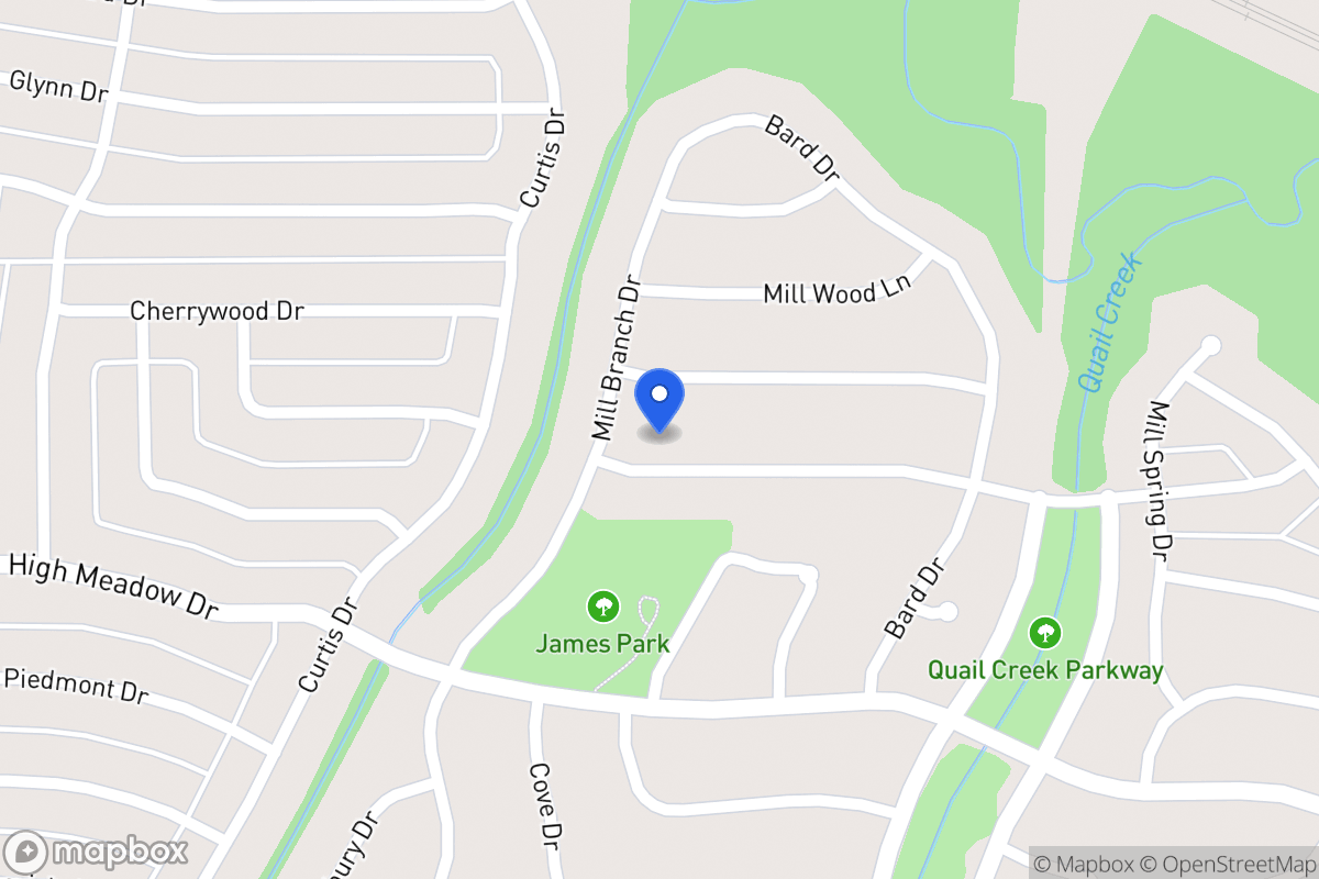 Map of 1309 Mill Crossing