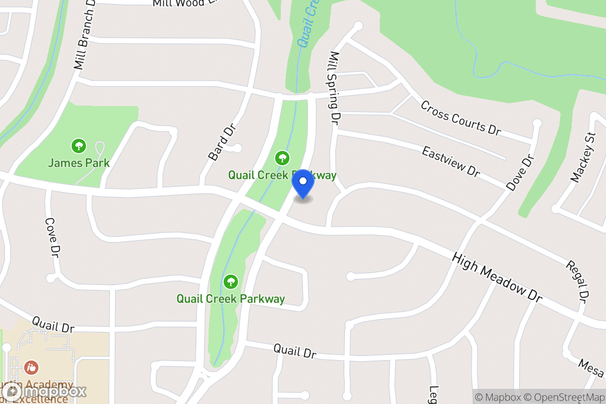 Map of 1222 S Country Club Rd