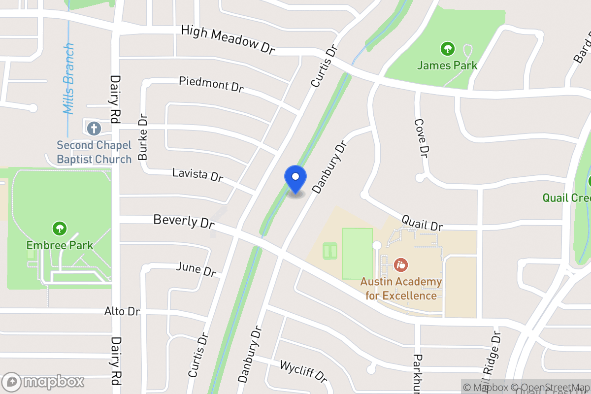 Map of 1517 Danbury Dr