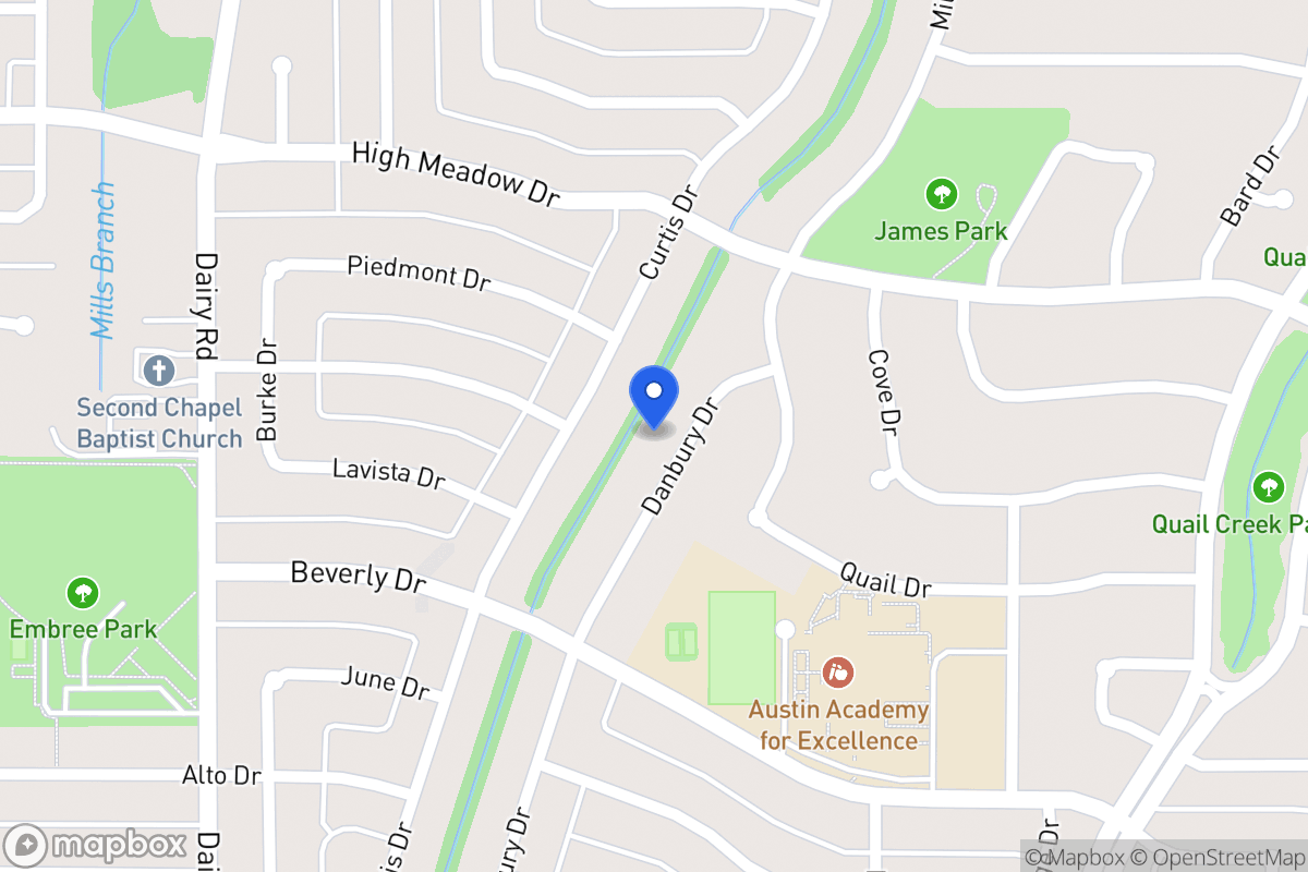 Map of 1425 Danbury Dr