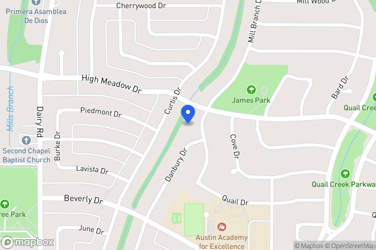 Map of 1309 Mill Branch Dr