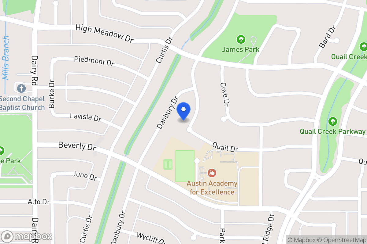 Map of 1425 Mill Branch Dr