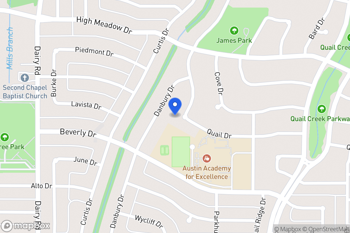 Map of 1429 Mill Branch Dr