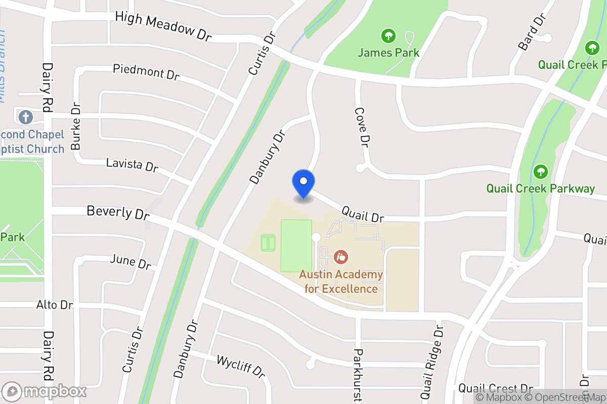 Map of 1102 Quail Dr