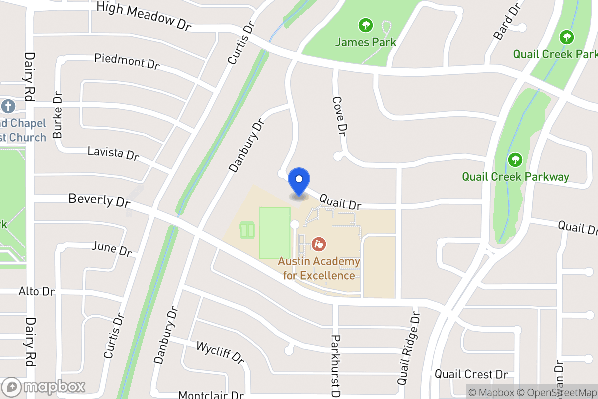 Map of 1106 Quail Dr