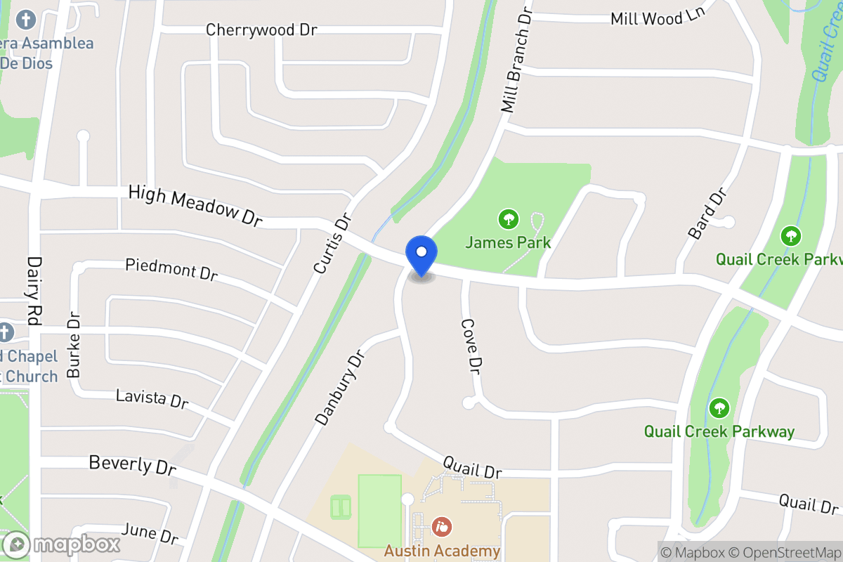 Map of 1302 Mill Branch Dr