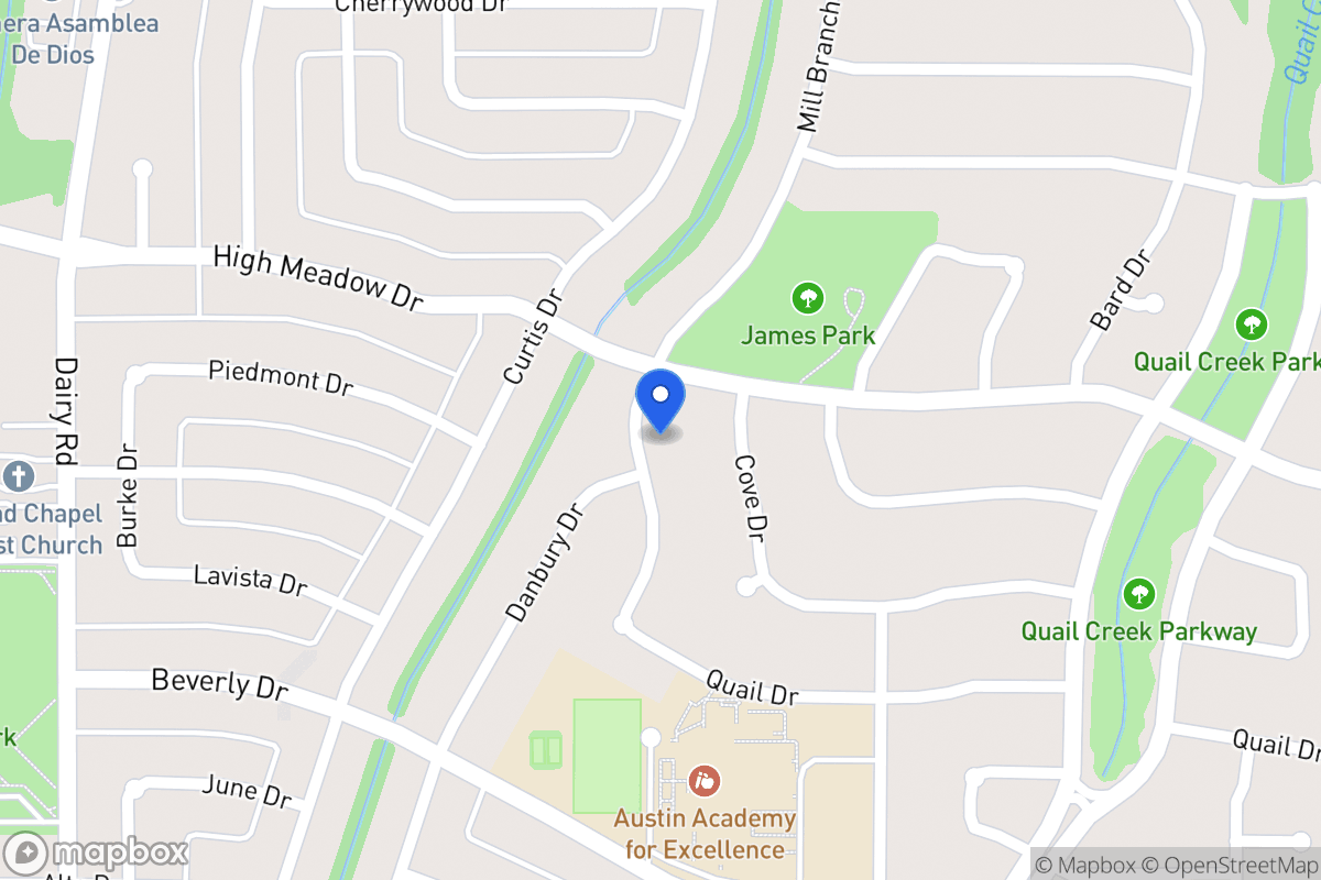 Map of 1310 Mill Branch Dr