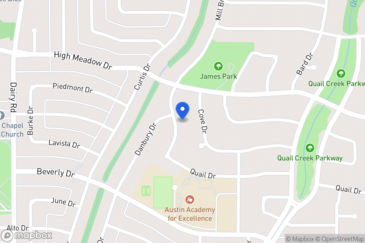 Map of 1406 Mill Branch Dr