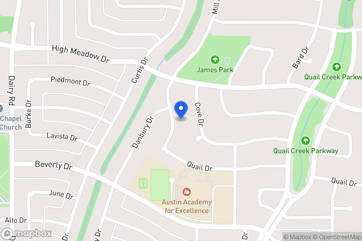 Map of 1410 Mill Branch Dr