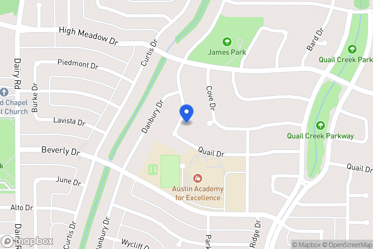 Map of 1422 Mill Branch Dr
