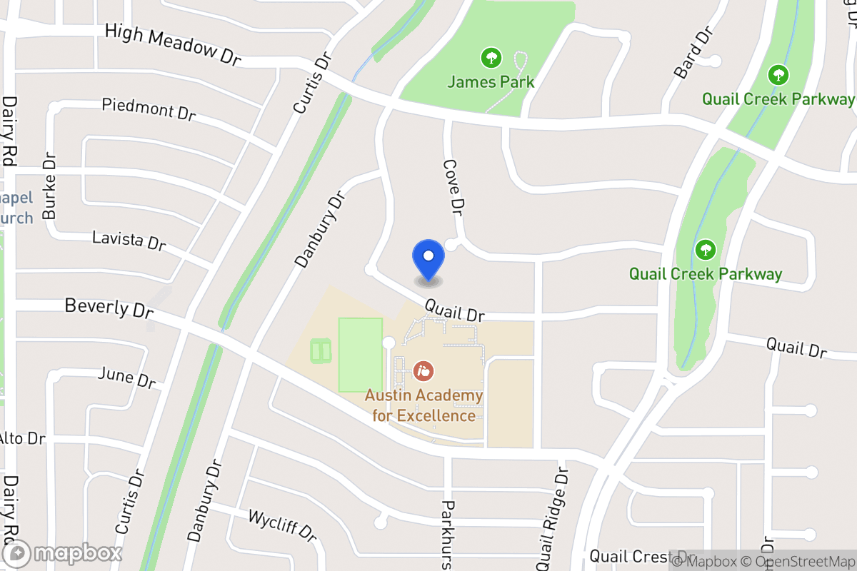 Map of 1113 Quail Dr