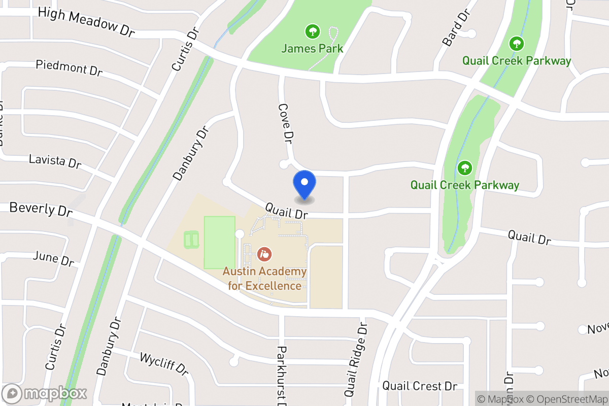 Map of 1209 Quail Dr