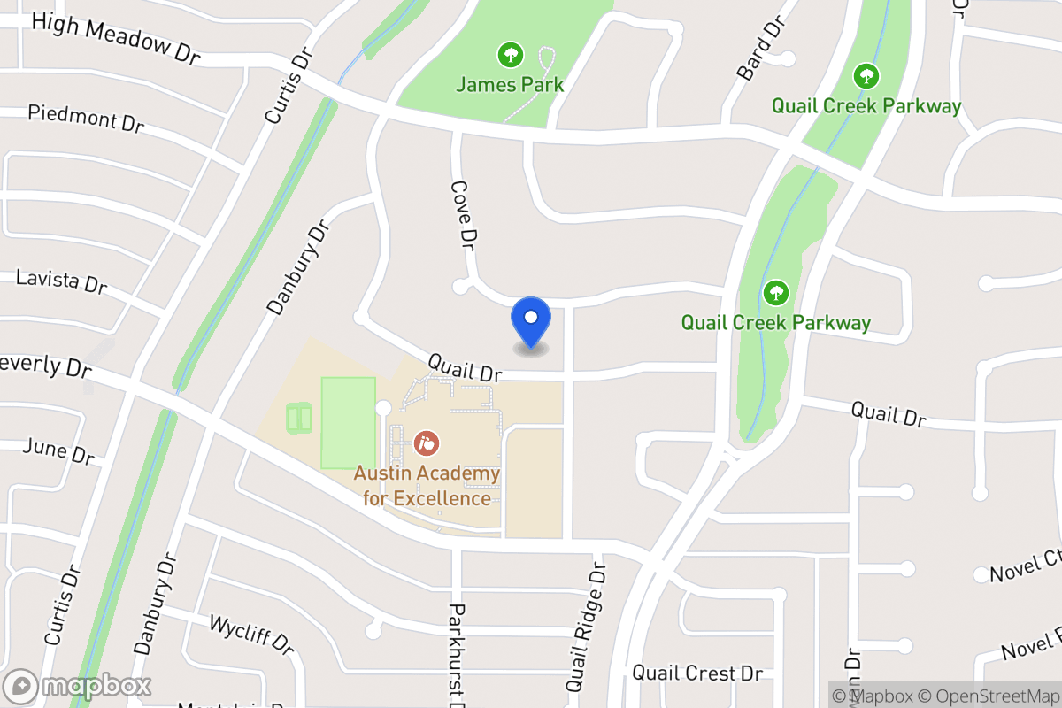 Map of 1217 Quail Dr
