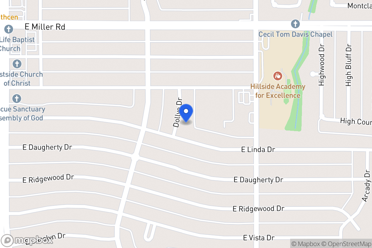 Map of 2122 Dollye Dr