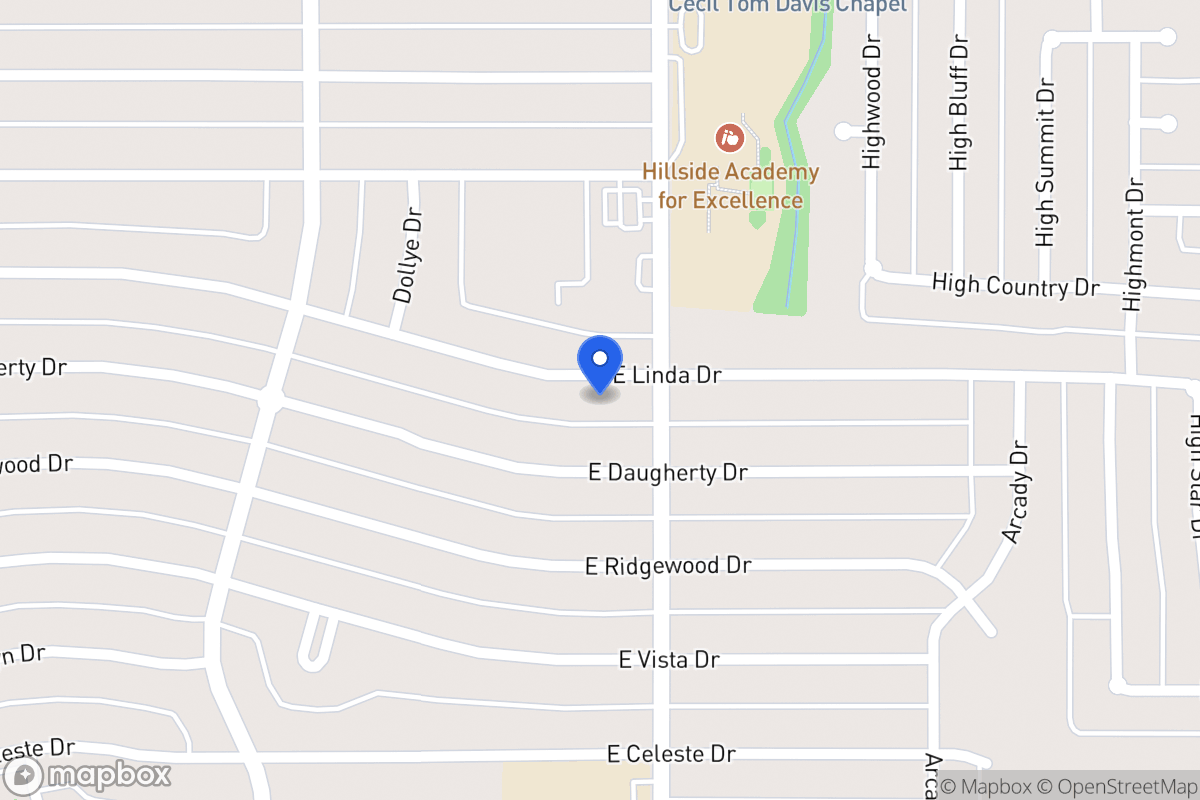 Map of 718 E Linda Dr