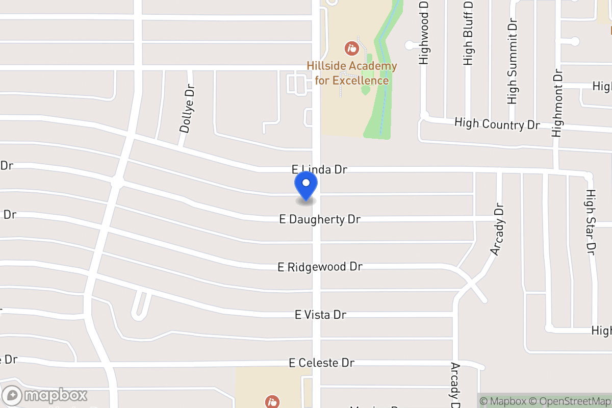 Map of 727 E Daugherty Dr