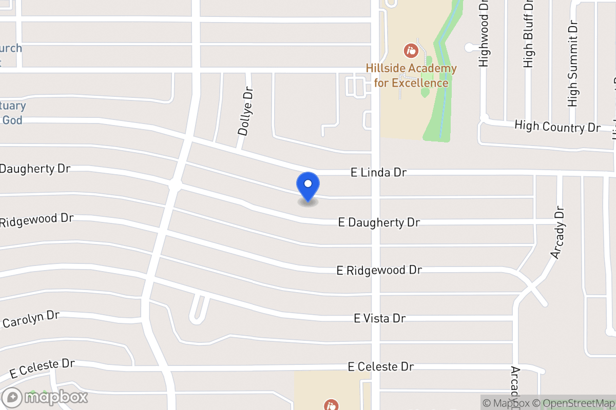 Map of 703 E Daugherty Dr