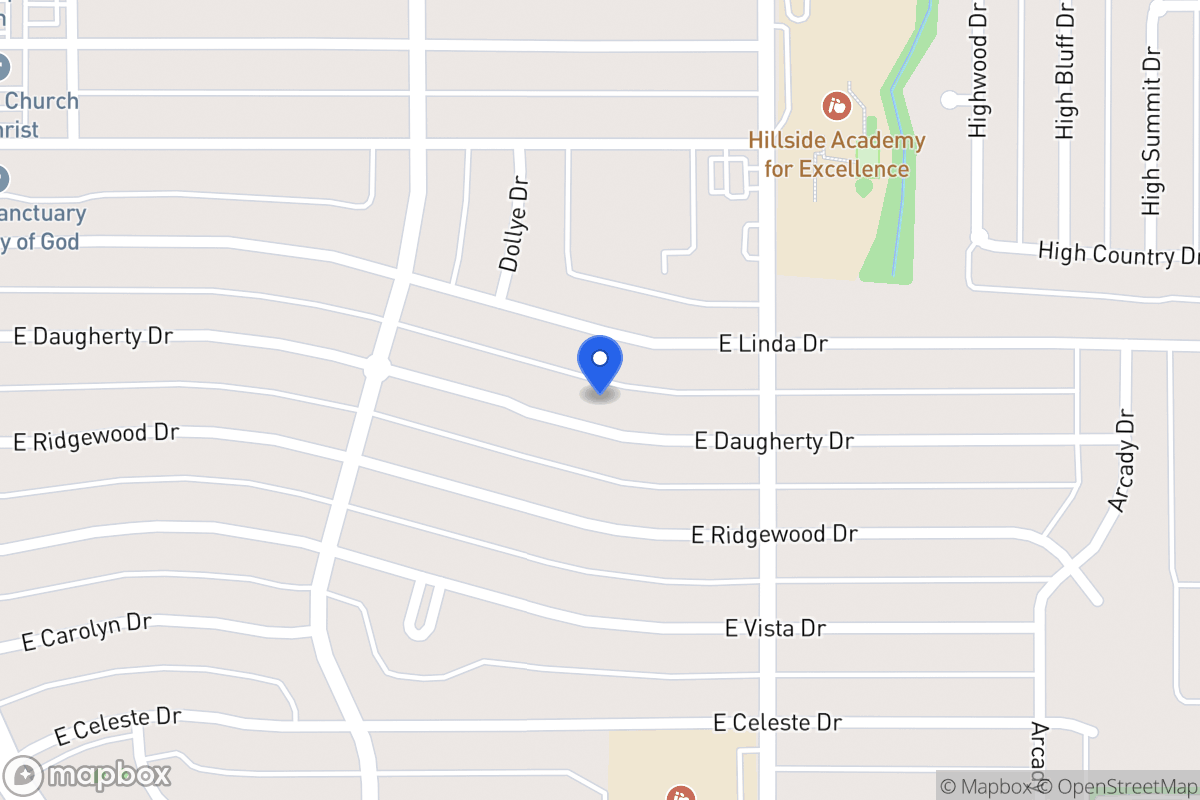 Map of 623 E Daugherty Dr