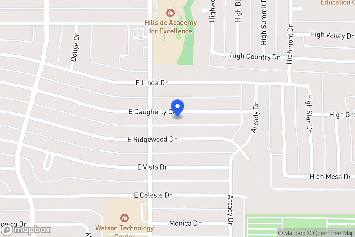 Map of 814 E Daugherty Dr