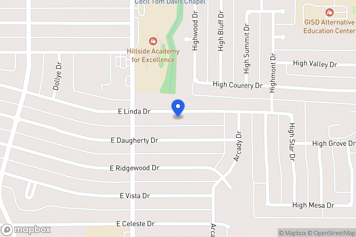 Map of 826 E Linda Dr