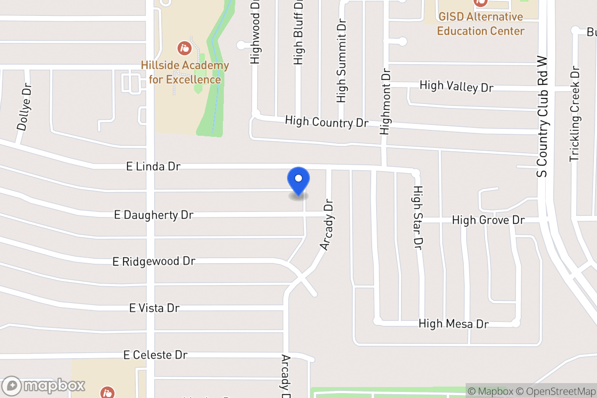 Map of 925 E Daugherty Dr