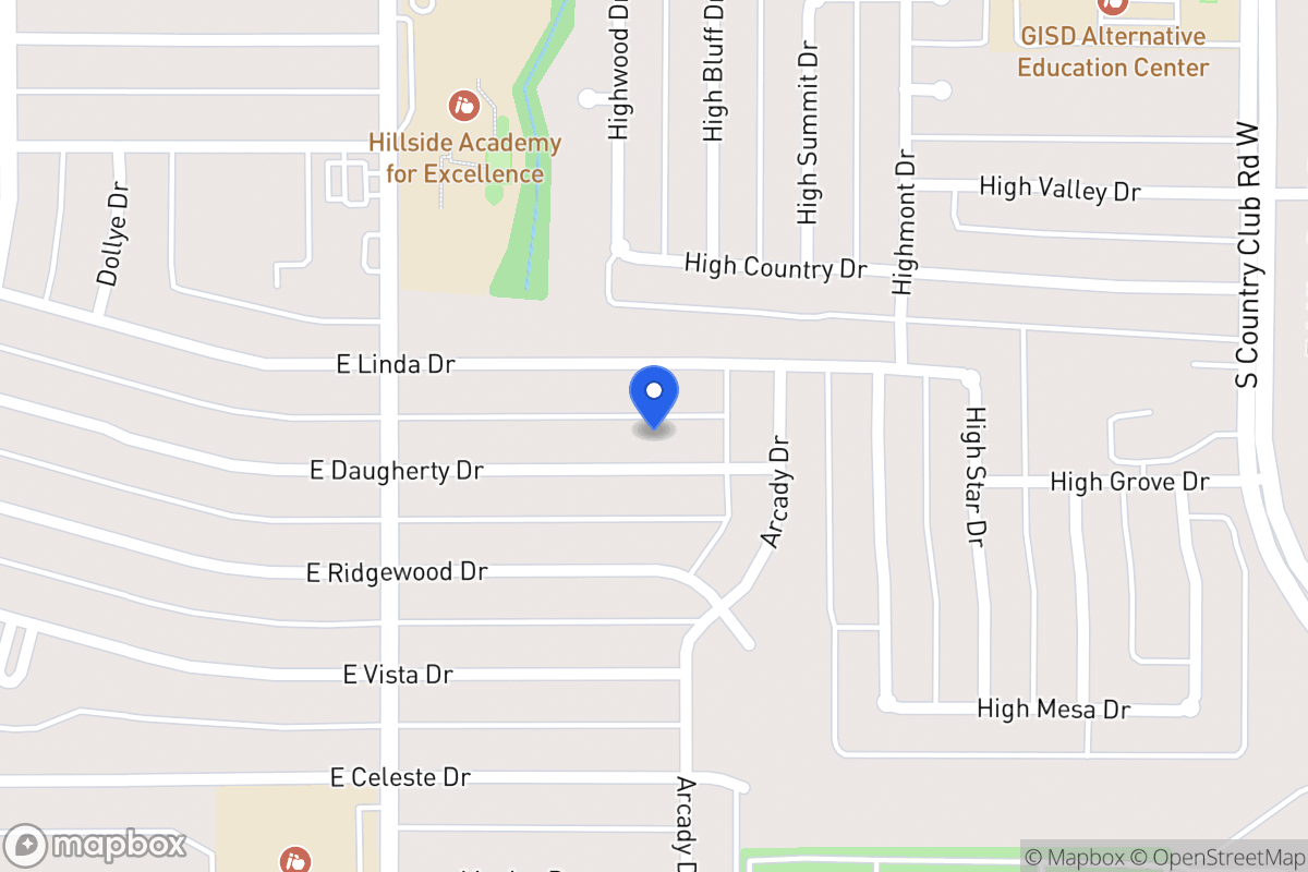 Map of 913 E Daugherty Dr