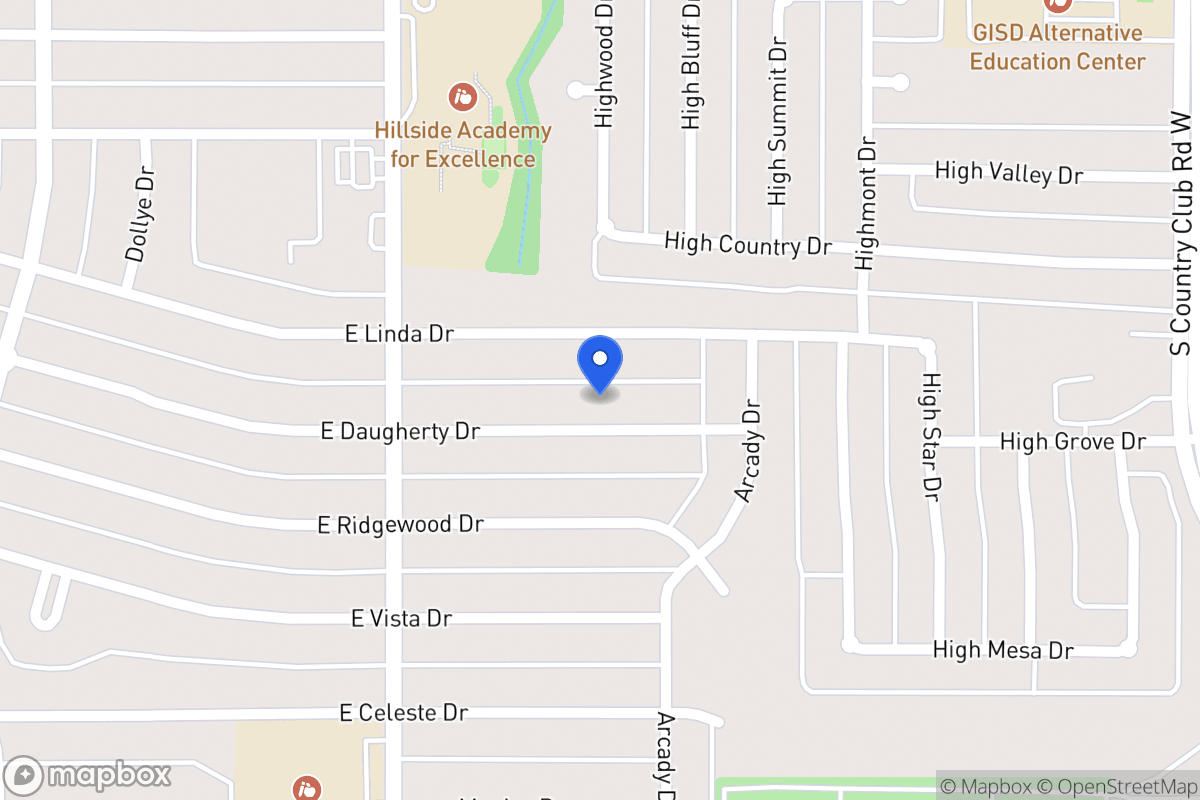 Map of 905 E Daugherty Dr