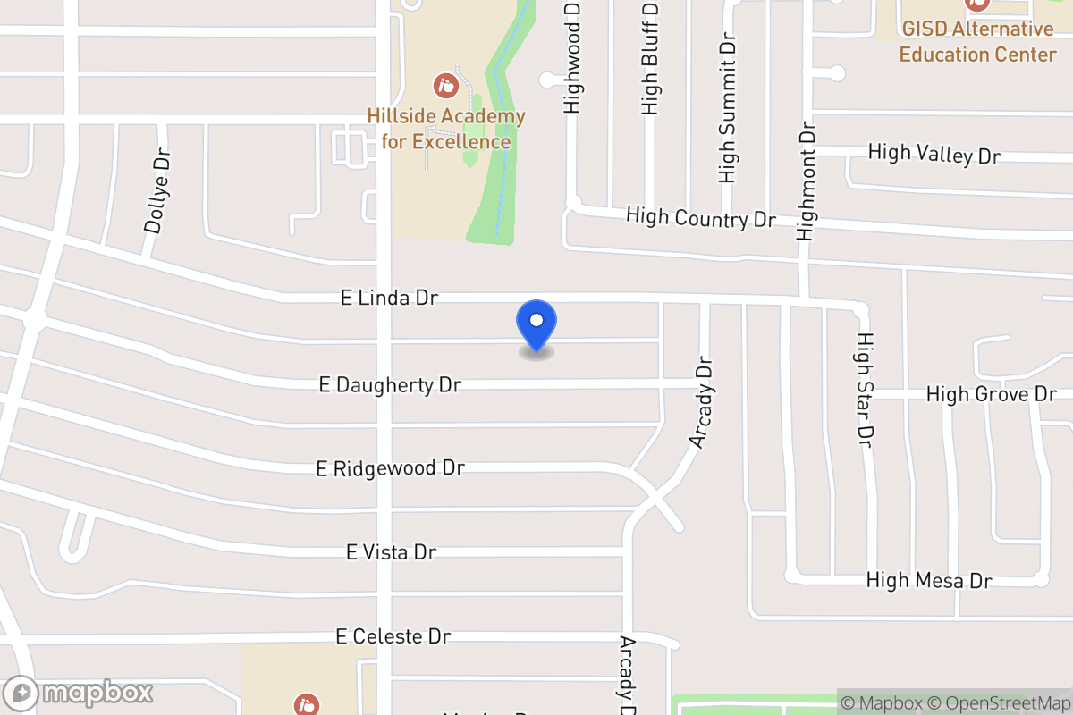 Map of 829 E Daugherty Dr