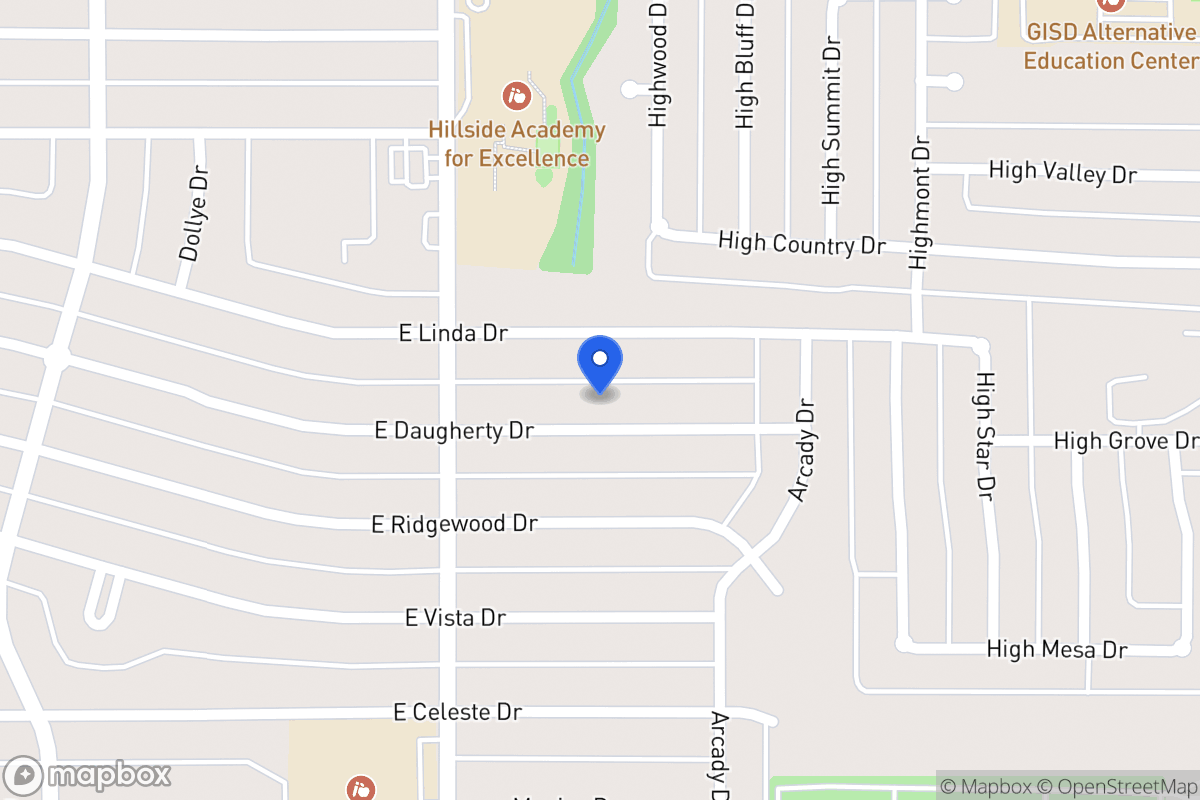 Map of 825 E Daugherty Dr