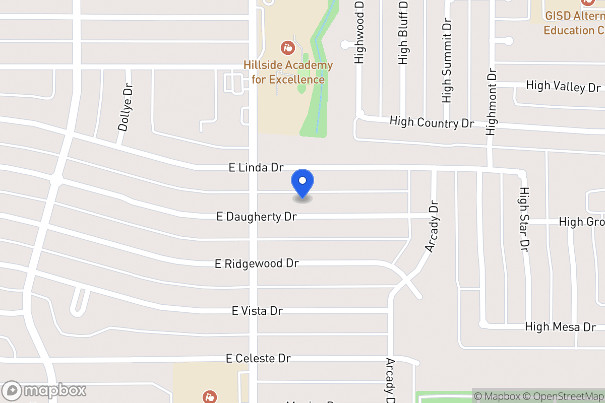 Map of 813 E Daugherty Dr